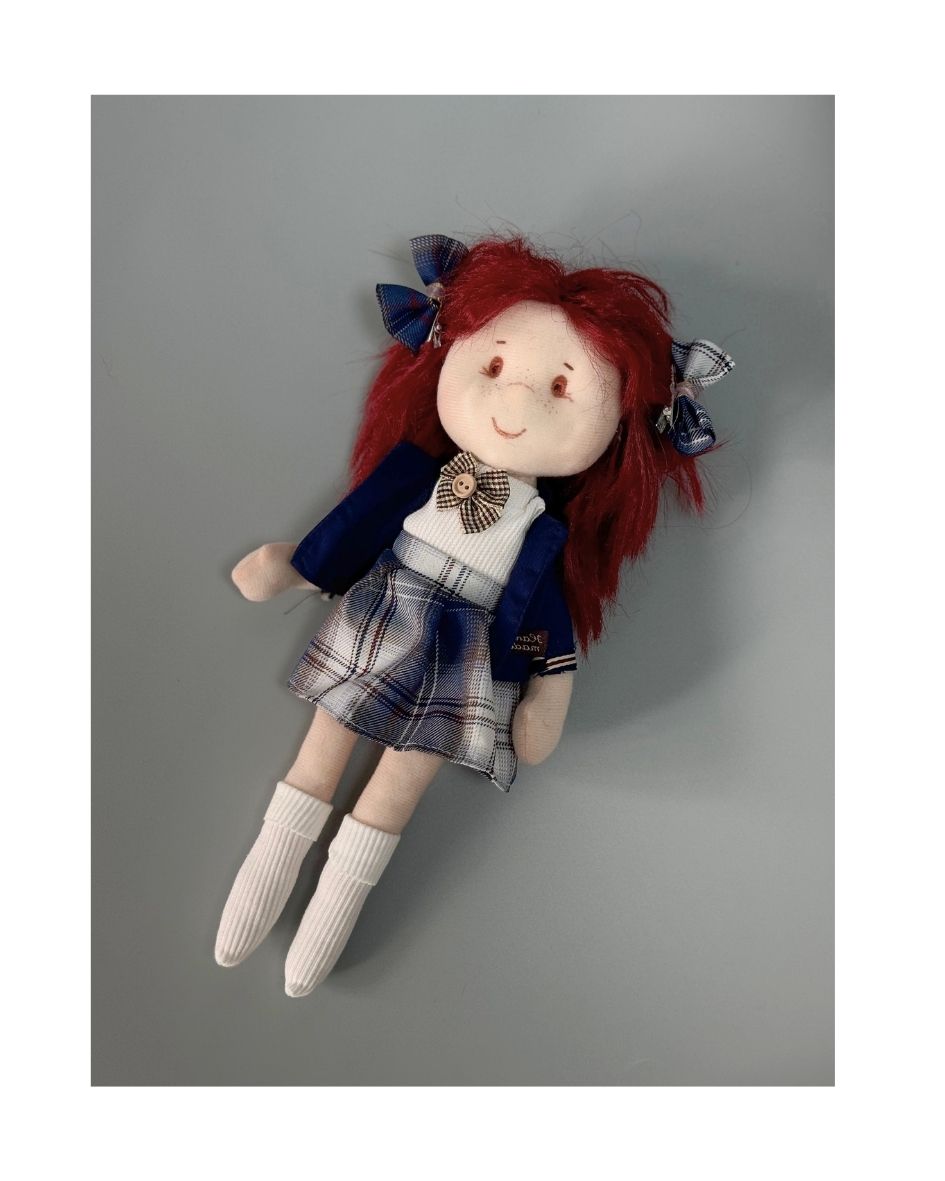 Little Handmade doll (school uniform)