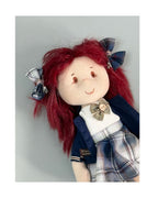Little Handmade doll (school uniform)