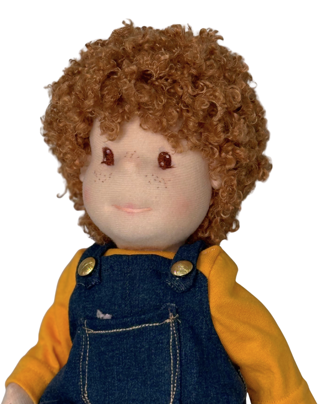 Handmade Boy in denim dress (Lagre)