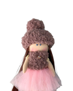 Little Handmade doll (pink dress)