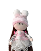 Little Handmade doll (white dress)